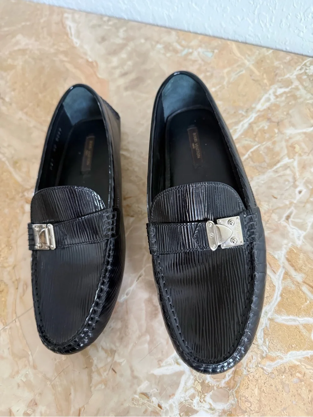 Louis Vuitton polished black